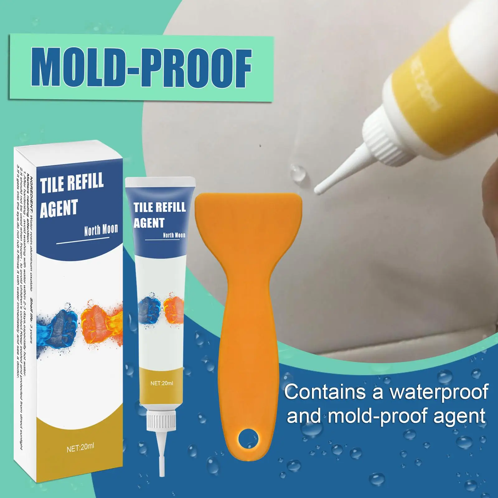 Средство для заправки плитки 20 мл со скребком