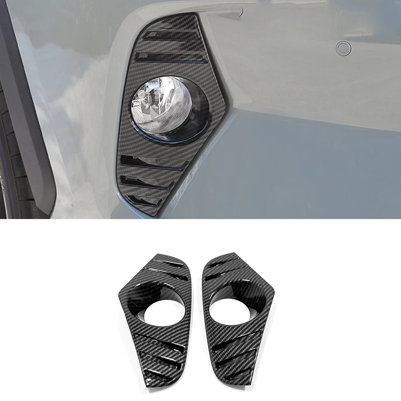 Для Toyota RAV4 2019 2020 2021 22 ABS хромированная рамка передней противотуманной фары