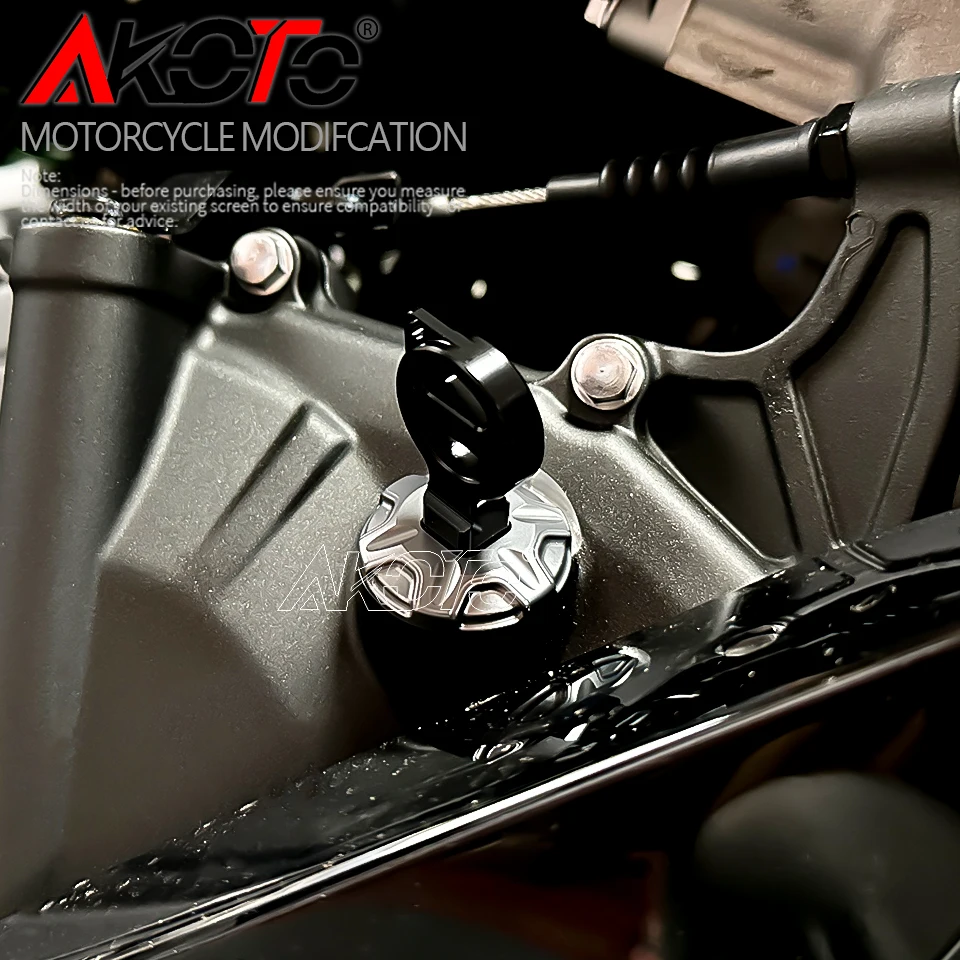 New Motocykle Zabezpieczenie przed kradzieżą Korek wlewu oleju silnikowego Osłona korka Do YAMAHA MT-03 MT03 MT-25 MT25 2016-2024 2023 Części