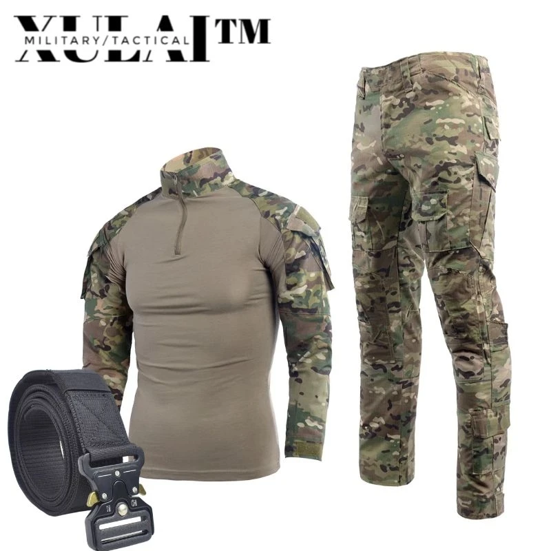 Tactical Suit Tactical Clothing Multicam Camouflage Suit  For Men Multicam Uniform