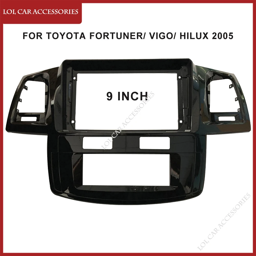 9 дюймов для Toyota FORTUNER/ VIGO/ HILUX 2005-2008 автомобильное радио Android MP5 корпус