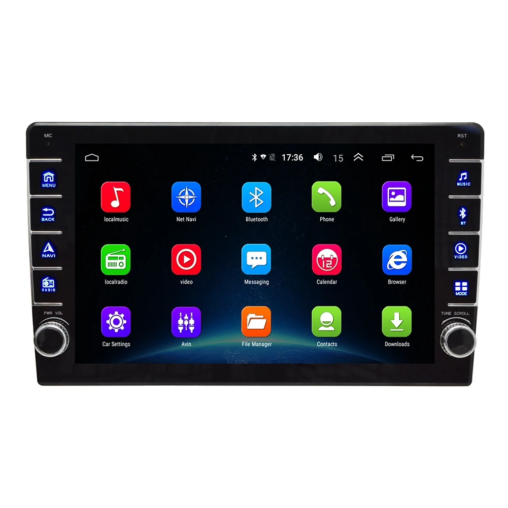 

9 Inch 1DIN Android 9.1 Car FM Stereo Radio HD Mp5 Player Touch Screen GPS Navi Wifi Bluetooth Mirror Link