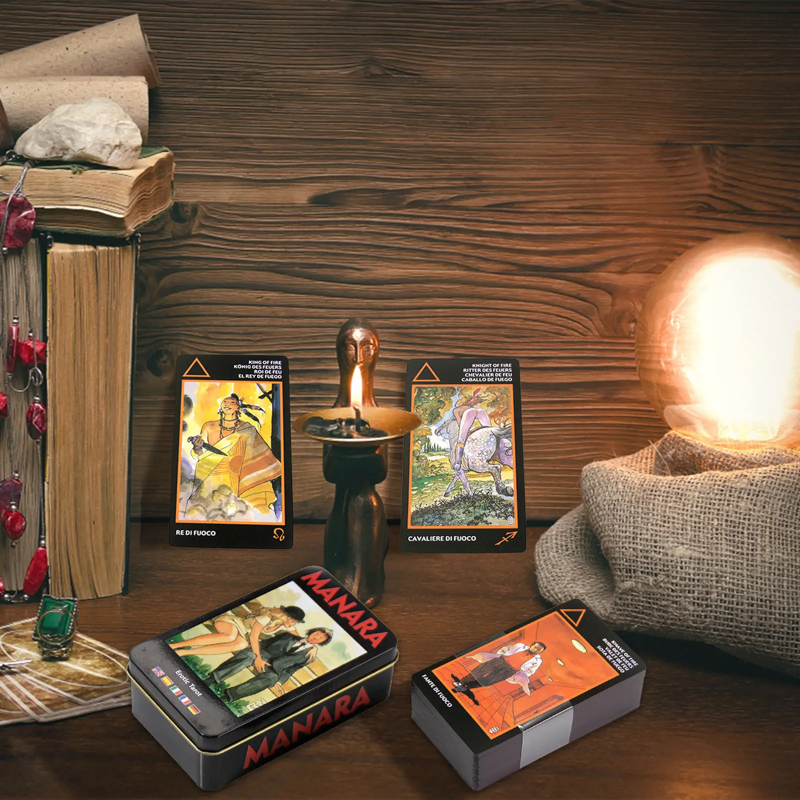 

Manara эротический Таро 78 шт. набор прочных карт Таро гадания инструмент умная смесь порно искусства и гадания 78 шт. эротический Таро