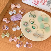 cute rope children elastic hair rubber bands accessories for kids girl headband tie ring headwear scrunchie styling tools