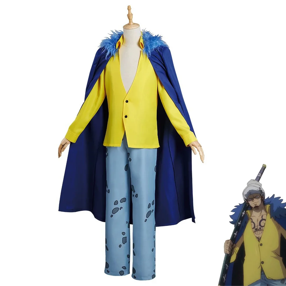 

Anime One Piece Cosplay Trafalgar D. Water Law Man Costume