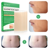 4pcsbox reusable silicone scar removal patch sheet burn skin repair gel soft surgery flatten strips self adhesive health care