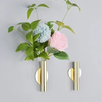 metal vase tools wall flower decorations artificial decor pots punch free bedroom living room background plant house garden diy