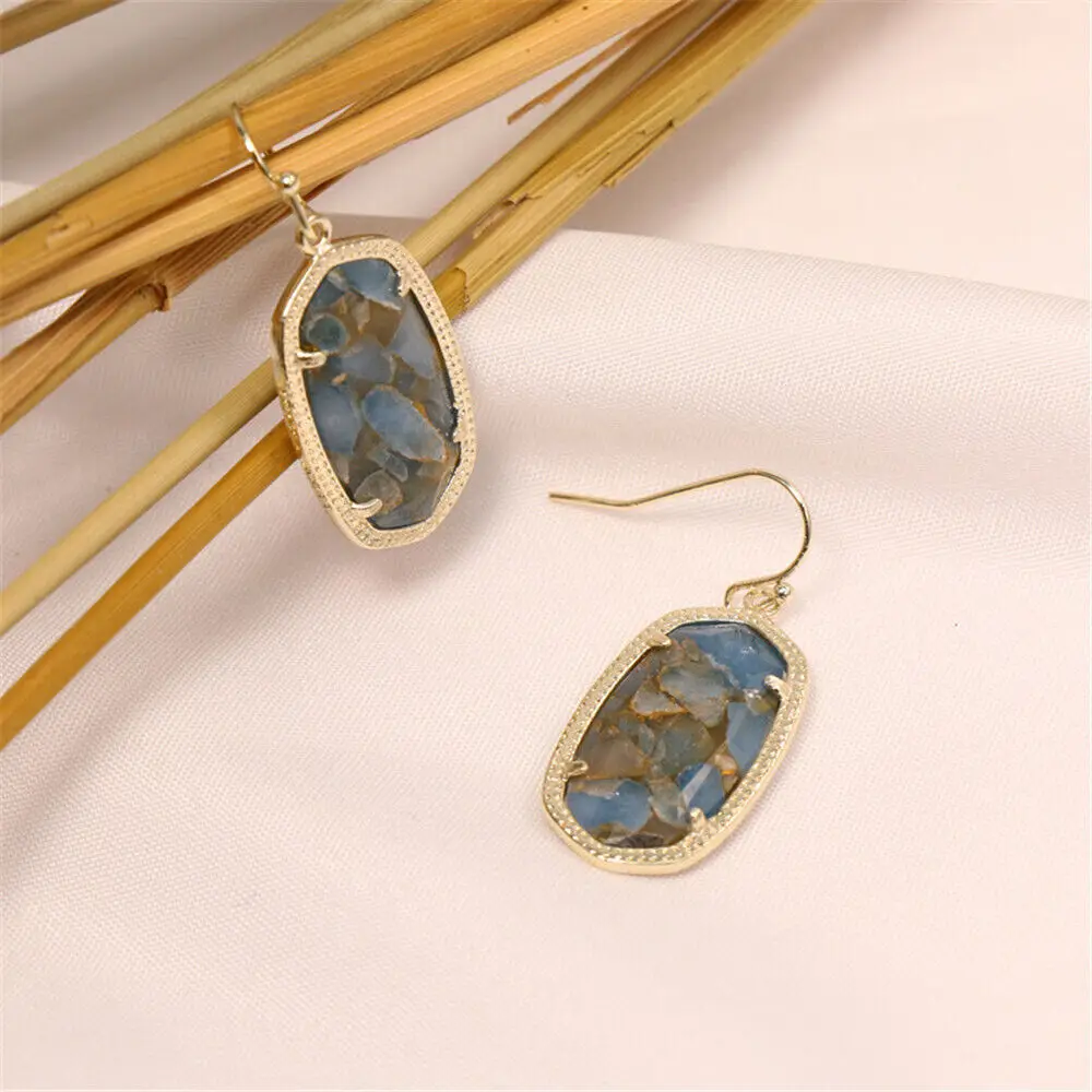 

Серьги-капельки золотого цвета kдра Скотт Ли