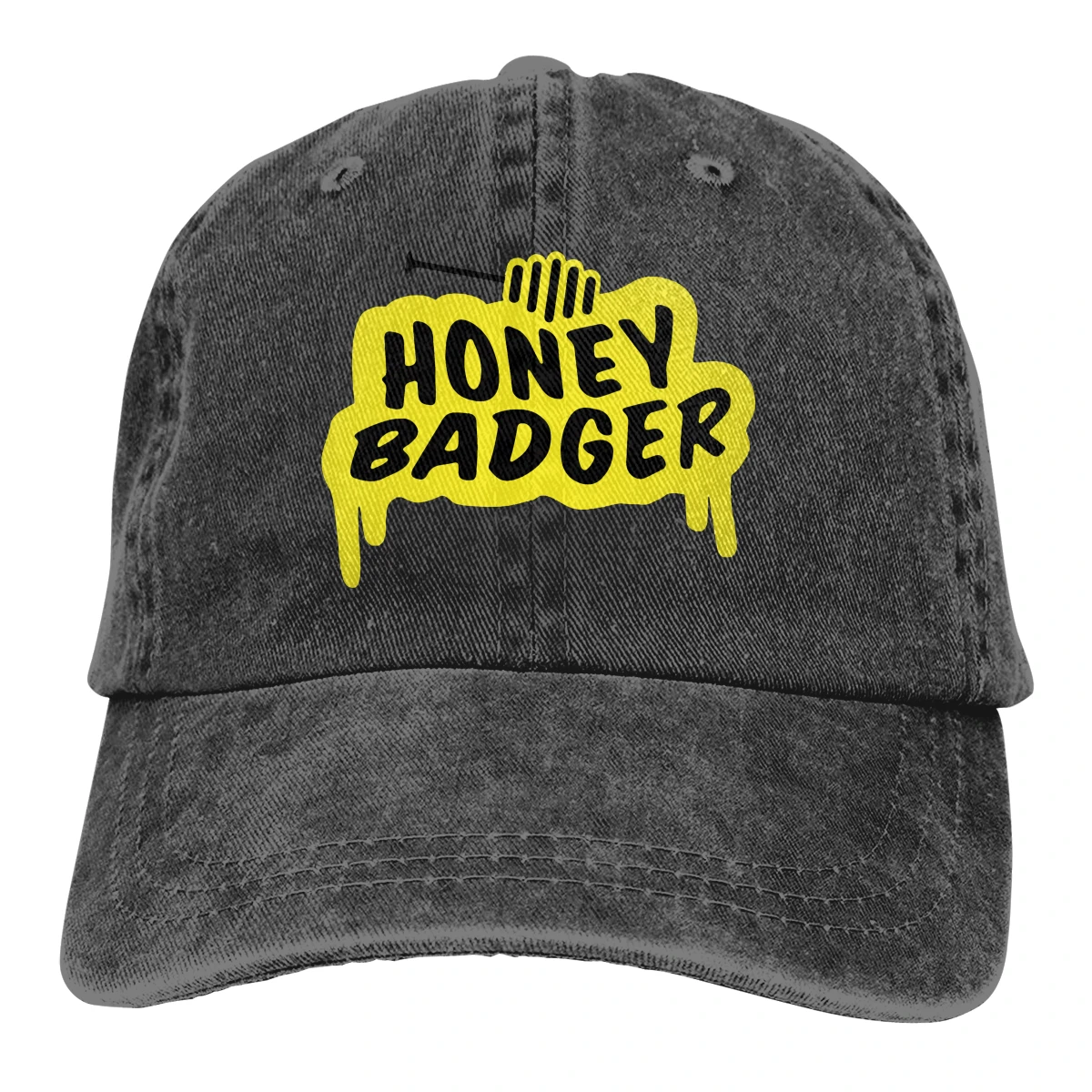 

Adjustable Solid Color Baseball Cap Honey Badger Classic Washed Cotton Daniel Ricciardo F1 Sports Woman Hat