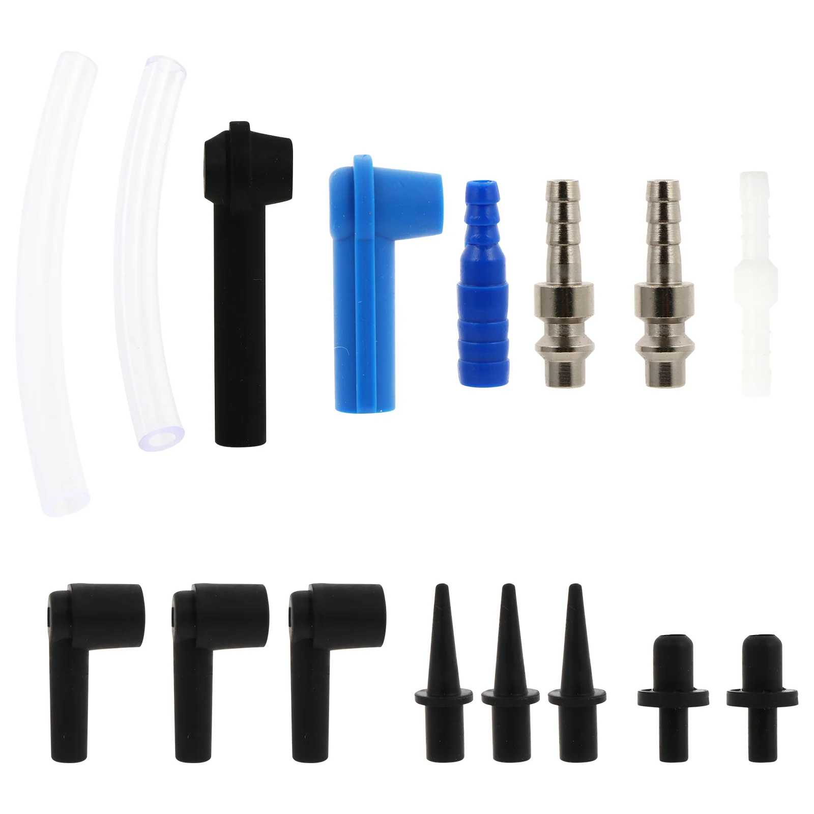 

16 Pcs Brake Fluid Connector Replace Tool Oil Bleeder Kit Plastic Parts Motorcycle Tools