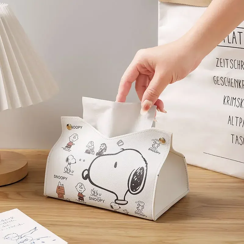 

Коробки для салфеток Snoopys из искусственной кожи