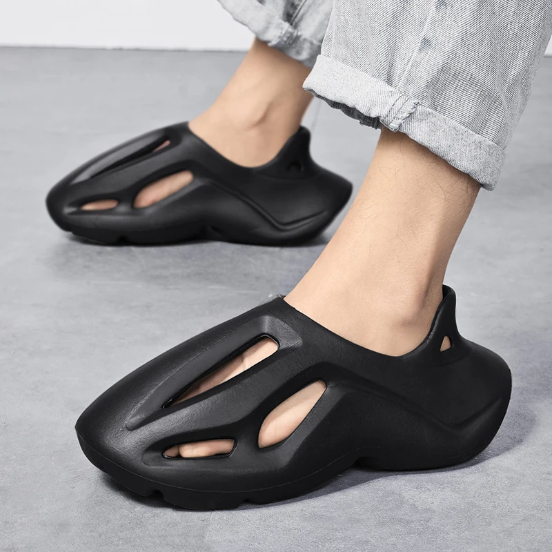 

New Thick Sole Casual Men's Sports Sandals Fashionable Outdoor Non-slip Comfortable Soft Bottom Breathable Versatile Mens Shoes