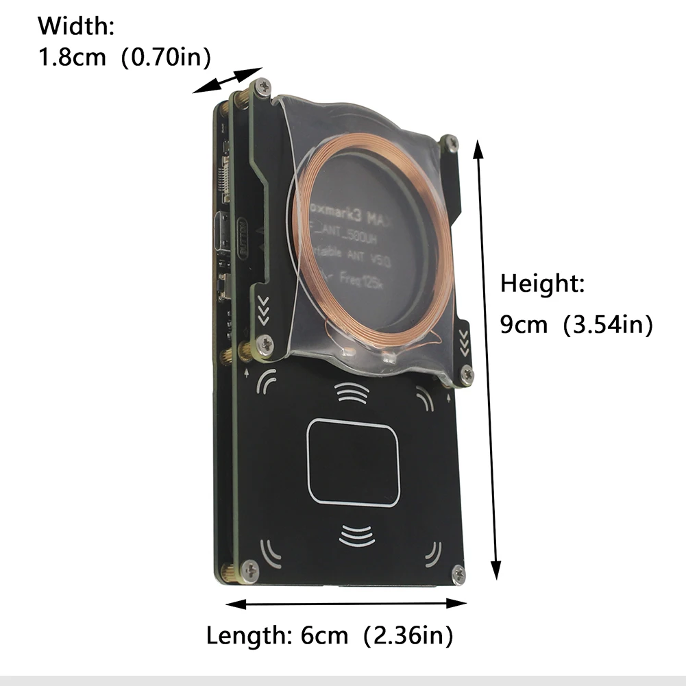 Proxmark3 MAX Kit IC ID NFC Дубликатор для дешифрования тегов 13 56 МГц 125 кГц