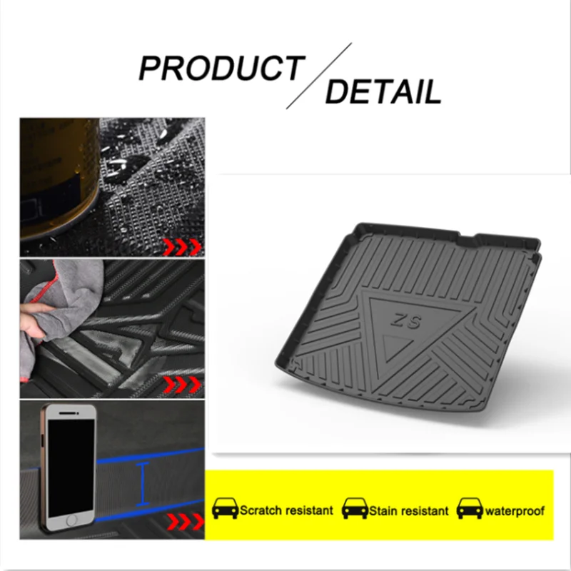 Для MG ZS 2017 2018 2019 2020 2021 водонепроницаемый чехол на сиденье багажника автомобиля