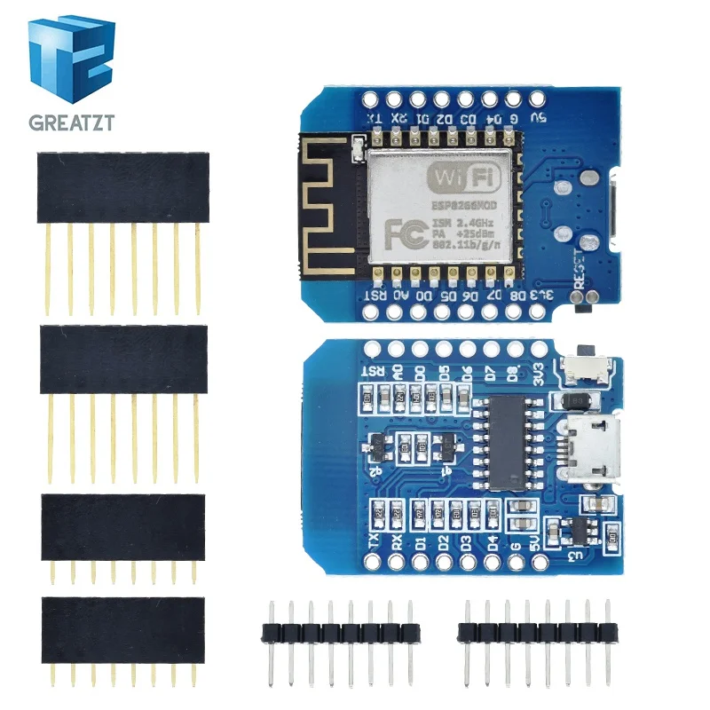 WeMos D1 Mini Pro V3.0 NodeMcu 4 МБ/16 МБ байт Lua WIFI Плата разработки Интернета вещей на базе ESP8266