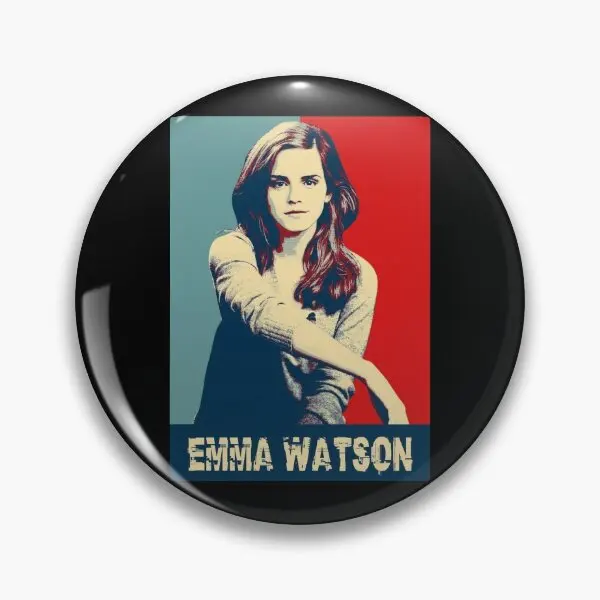 Эмма Уотсон мягкая пуговица значок для шляпы декор брошь воротник модный милый