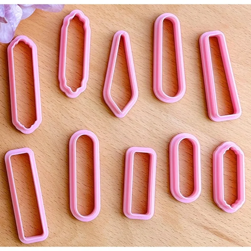 

Обычная Геометрическая фигурка, форма для самостоятельного тиснения, Новая мягкая керамика, искусственные украшения, режущие инструменты ручной работы