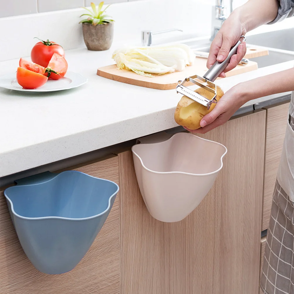 

3pcs Car Kitchen Hanging Storage Garbage Bin Sorting Trash Can Desktop Trash Bin