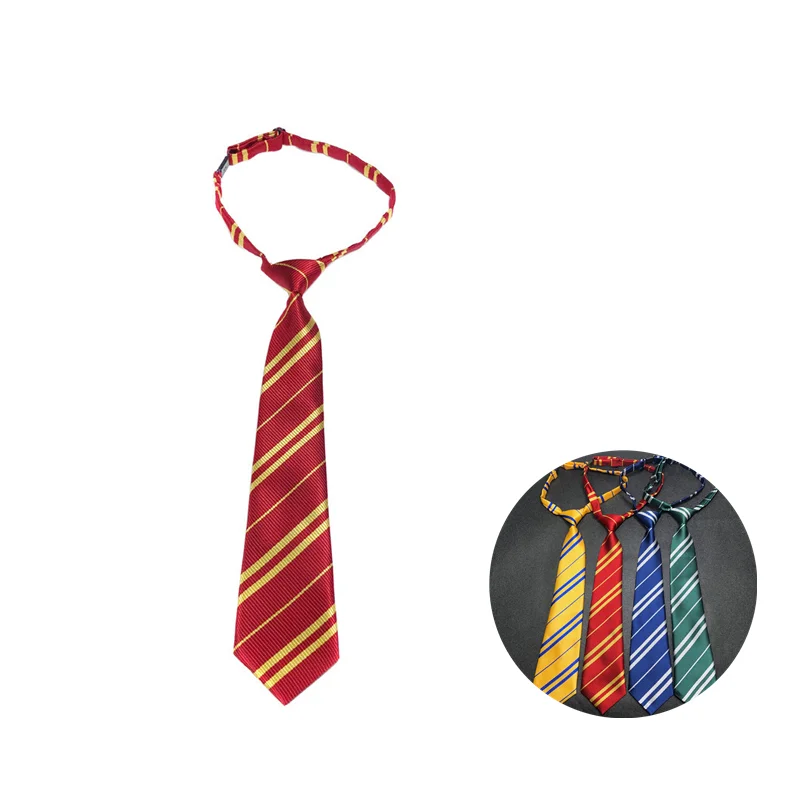 

Halloween Children Magic College Student Tie Badge Costume Accessories Cosplay Twill Tassels Necktie Casual Party Prop Gift