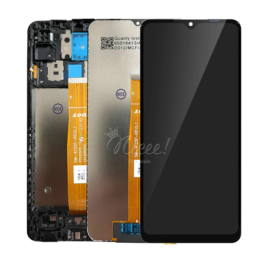 Фото 6,5-дюймовый новый сменный дисплей для Samsung A12 ЖК-дисплей с сенсорным преобразователем в сборе для Galaxy SM-A125F A125M A125U A125F/DSN экран №2