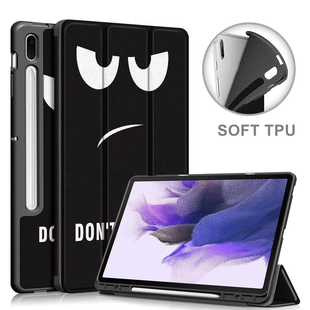 

Smart Case for Samsung Galaxy Tab S8 Plus 12.4 inch X800 X806 Funda Soft Tpu Cover for Samsung Galaxy Tab S7 Plus Fe Lite Case