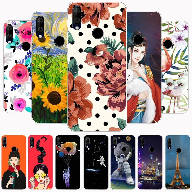 

Phone Case For BQ 6424L Magic O Shell Silicon Cover for BQ 6424 L Fashion Quotes Flower Cartoon Pattern Cases Coque Back Bumper