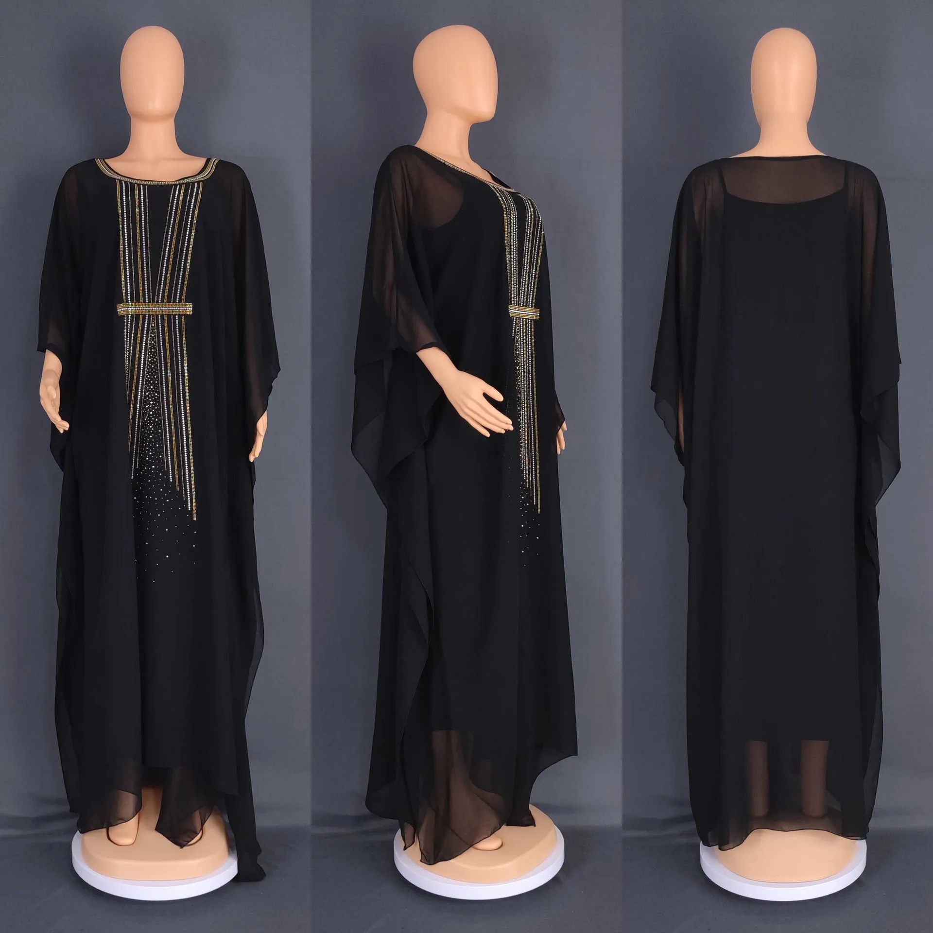 2 Piece Sets African Dresses For Women New Style Classic Dashiki Fashion Loose Long Dress Africa Clothes Muslim Fashion Abaya
