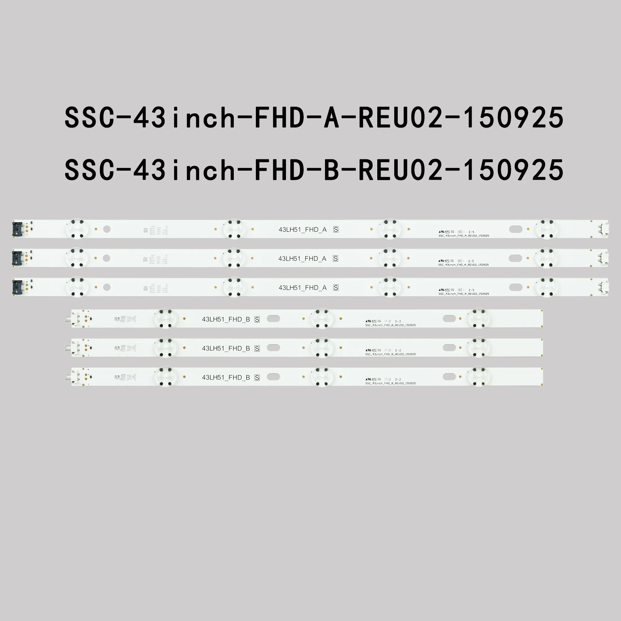 

LED backlight strip(6) LF51_FHD_A B 43LH51_FHD_A B for LG 43LF510V 43LF5100 43LH5100 43LH590 43LJ515V 43LH520V 43LH511T 43LH570V
