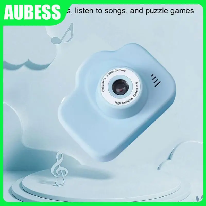 

Mini Educational Toy Projection Cartoon Kid's Camera A3 Digital Camera Birthday Gift 1080p Hd Screen Cute Camera 2 Inch 400mah