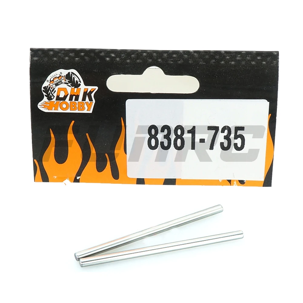 

Детали для радиоуправляемой машины DHK Hobby 8381-735, болт поворотного рычага, 2 шт., внутренние шарнирные штифты 3*55 мм, 8381, 8383, 8384, 8382, 1/10, радиоуправл...