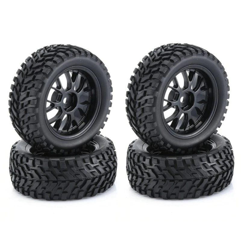 

1 Set 75Mm 1/10 RC Racing Car Tires On Road Touring Drift Car Tyre Wheel For Tamiya HSP HPI Kyosho