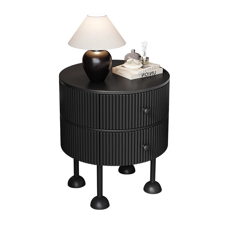 Эстетическая простая тумбочка с ящиком для хранения современная итальянская