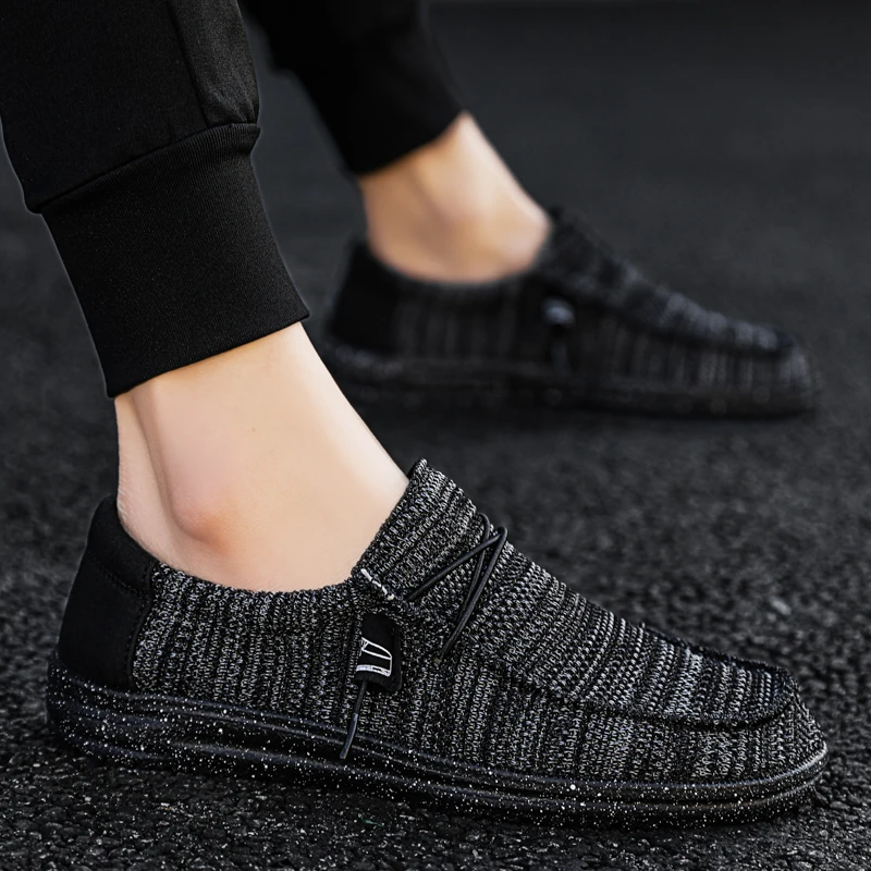 

Men Canvas Shoes Simple Casual Mens Loafers 2022 New Summer Shoes Anti-Slip Breathable Super Lightweight Vulcanized Shoes Man
