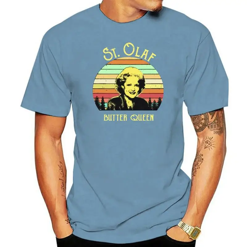 

The Golden Girls St Olaf Butter Queen Vintage T Shirt Black Cotton Ladies S 3Xl