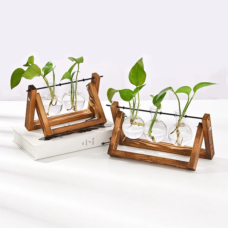 

Office Ornaments Bonsai Hydroponic Decor Flower Decorations Desk Plant Home Glass Vase Pot Creative Terrarium Study Tabletop