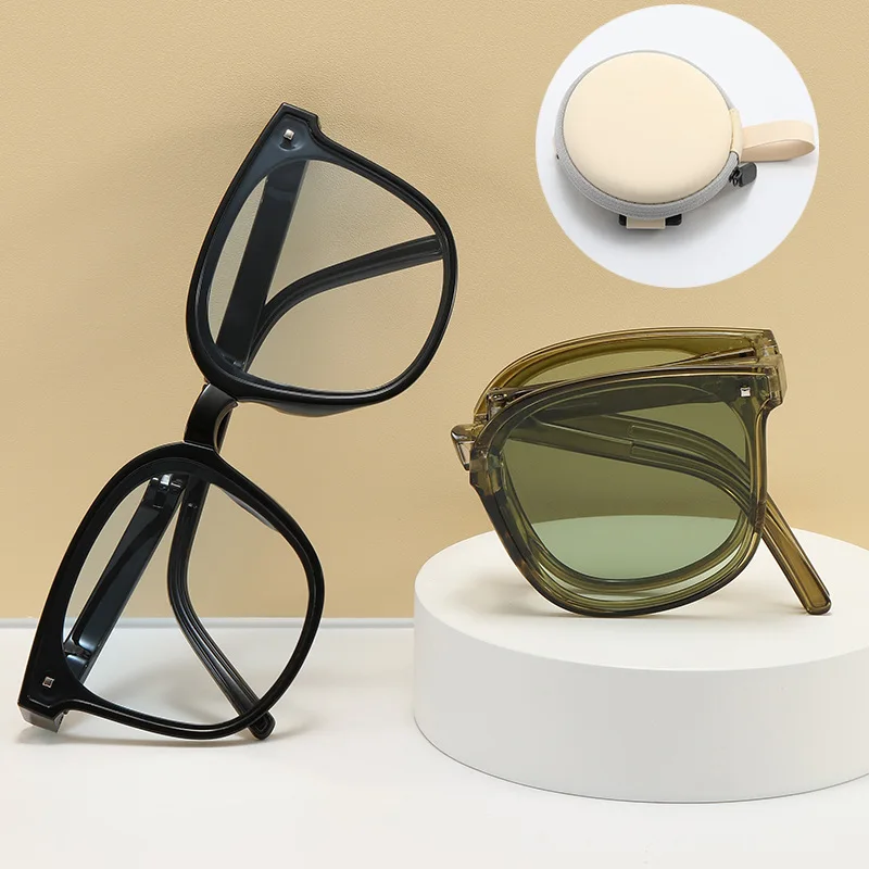 

Солнцезащитные очки складные для мужчин и женщин UV-400, поляризационные солнцезащитные аксессуары для вождения, рыбалки, кемпинга, пешего туризма