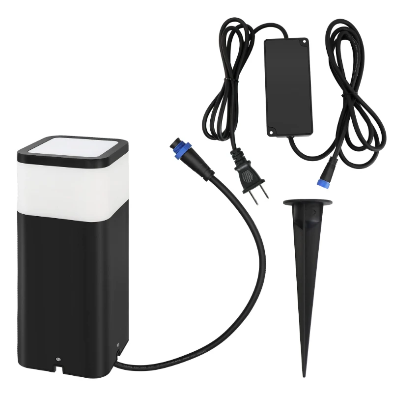 

Outdoor Landscape Light Compatible with Alexa And Google Assistant Black Smart Led Wall Light