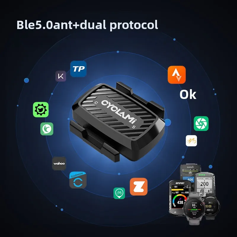 CYCLAMI C1велосипедный компьютер спидометр ANT + BLE двойной датчик скорости вращения