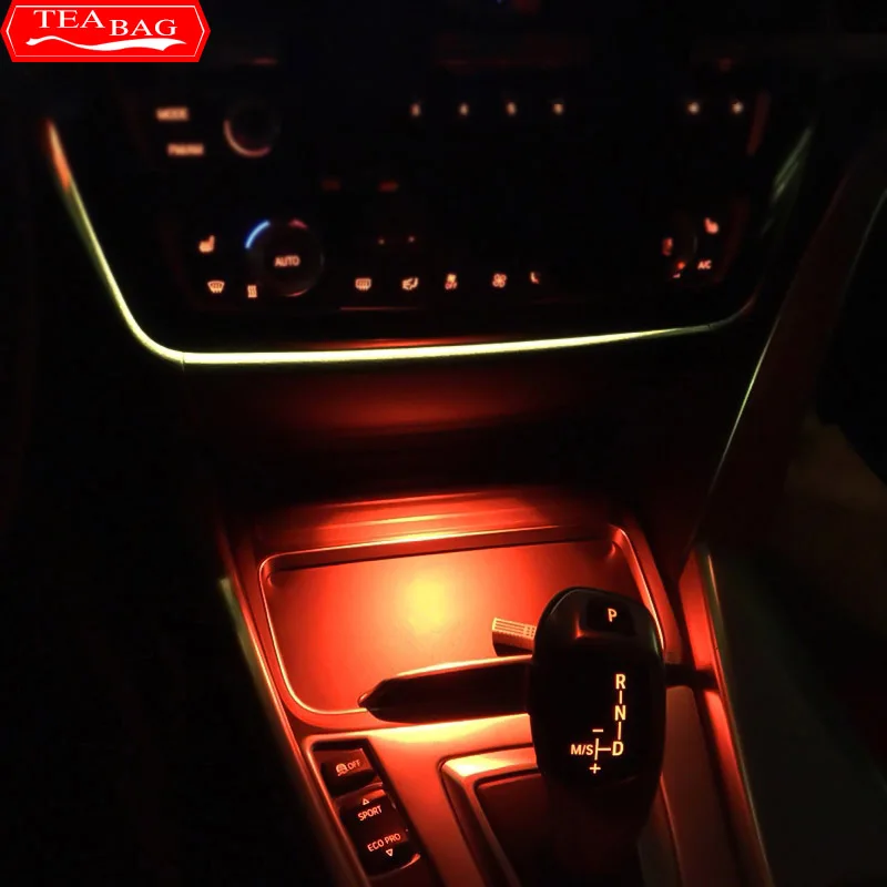 

Car Styling For BMW 3 series F30 F32 F20 Interior Ashtray Atmosphere Decorative Lamp Central Control Armrest Box Lighting Adorn