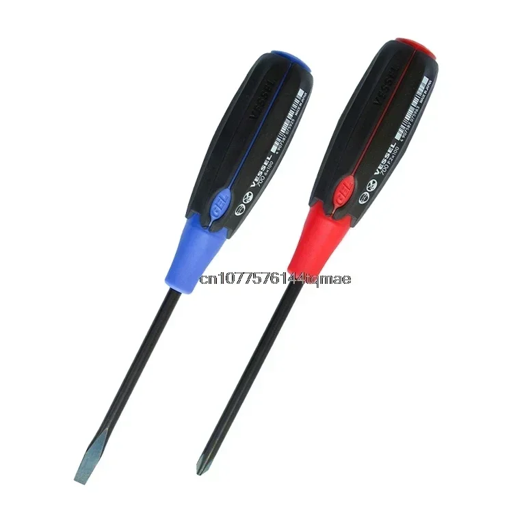 Отвертка VESSEL Super Cushion Tang-Thru PH1 PH2 PH3 SL5.5 SL6 SL8 NO 700 720 730 Электроинструменты