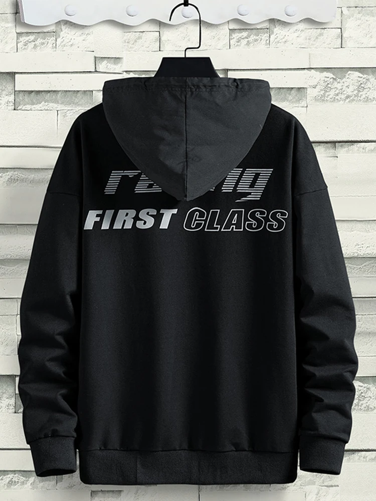 2022 новые весенние толстовки с несколькими карманами мужские уличные черные