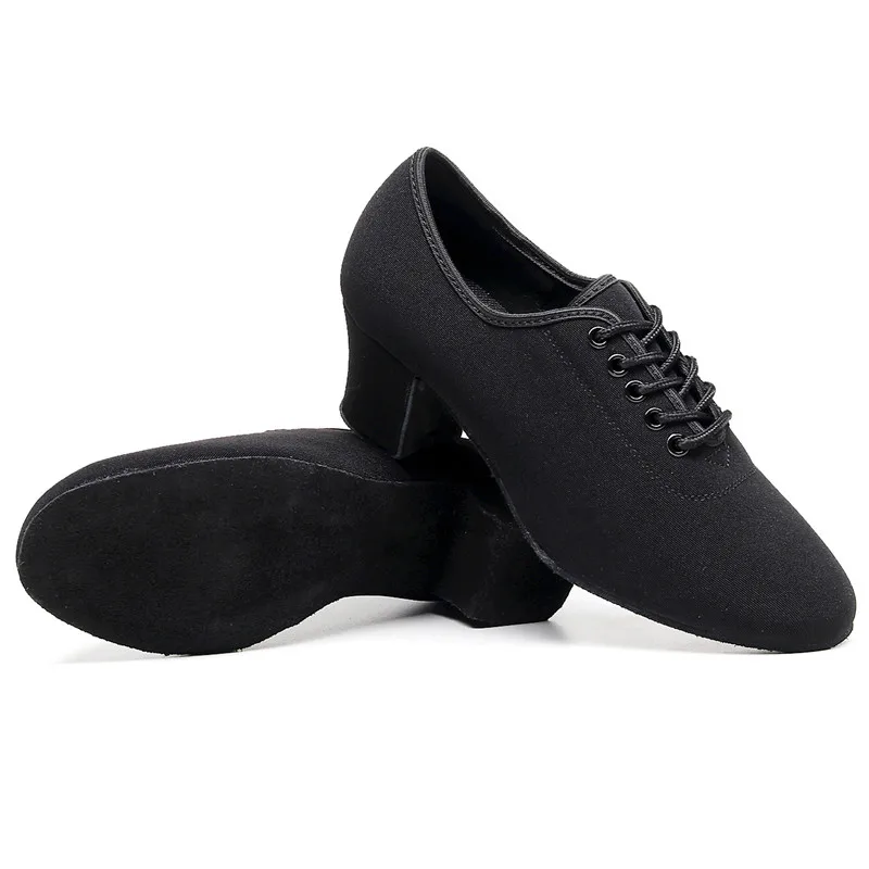 SUN LISA Women's Lady's Girl's Oxford Chunky Heel Sneaker Ballroom Modern Latin Dance Shoes 3.5cm Heel High