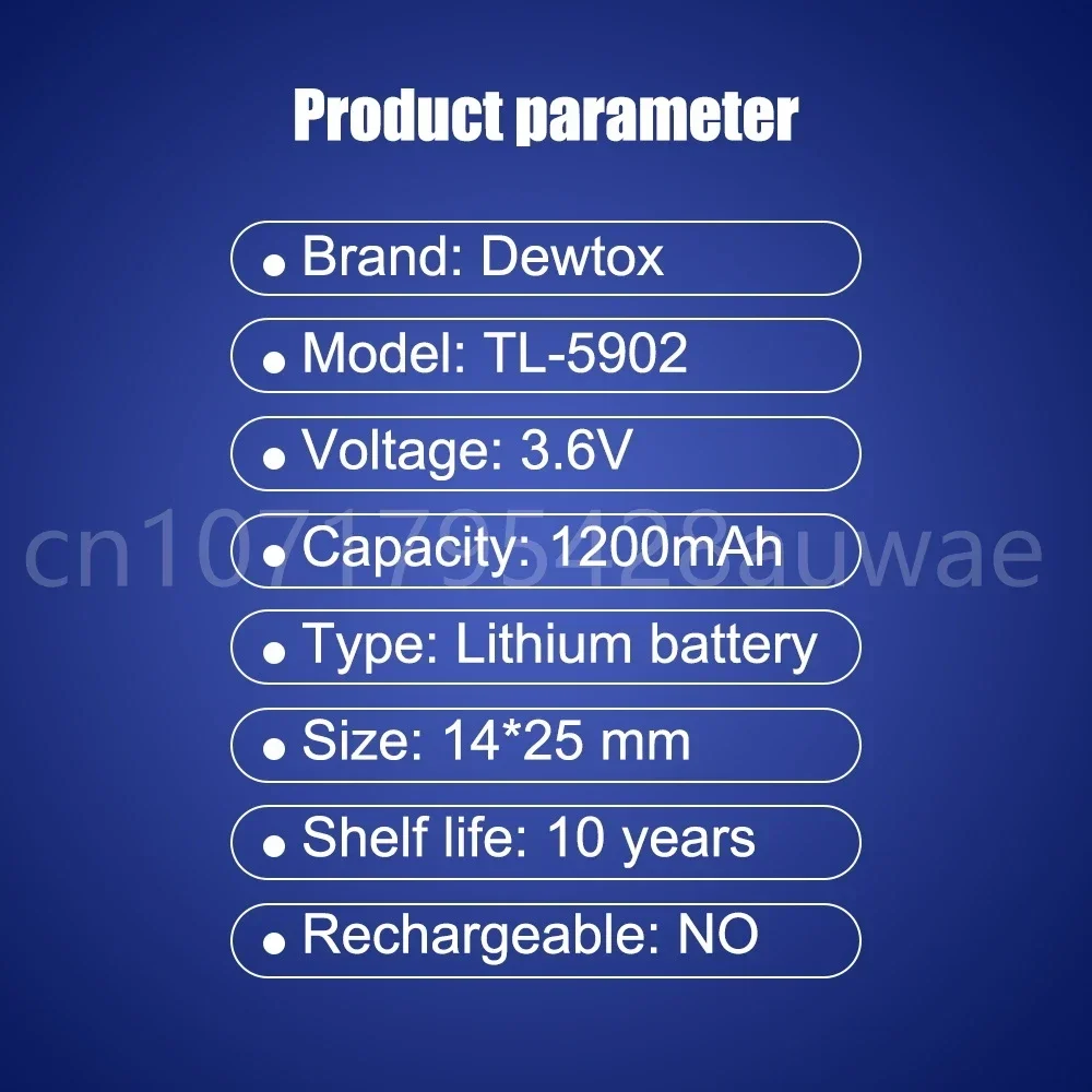 20 шт. 3 6 В 1200 мАч TL-5902 ER14250 LS14250 SL350 литиевая батарея для ПЛК станки с ЧПУ счетчик