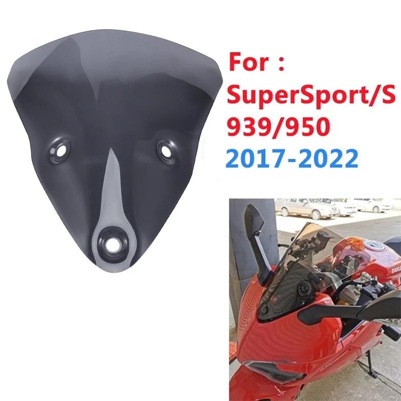 Ветровое стекло для мотоцикла DUCATI 939 950 Supersport 939S S Super Sport Refit Black Wind 2017-2022
