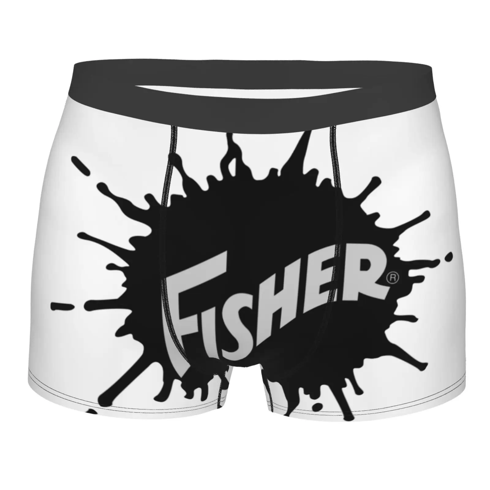 

Трусы-боксеры Fisher 1349 мужские/женские/мужские, шорты с завышенной талией, из полиэстера, полиэстера, трусы-боксеры