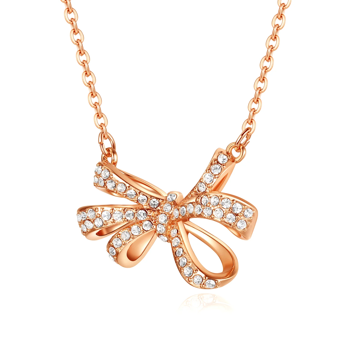 

Shijia Zhonghui 2022 new bow-tie necklace fashion accessories delicate female accessories light luxury style