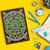 Special Shaped Pattern Diamond Painting Notebook DIY Cover Diary Book Journal Office Writing Note 50 Sheets A5 Notebook 5