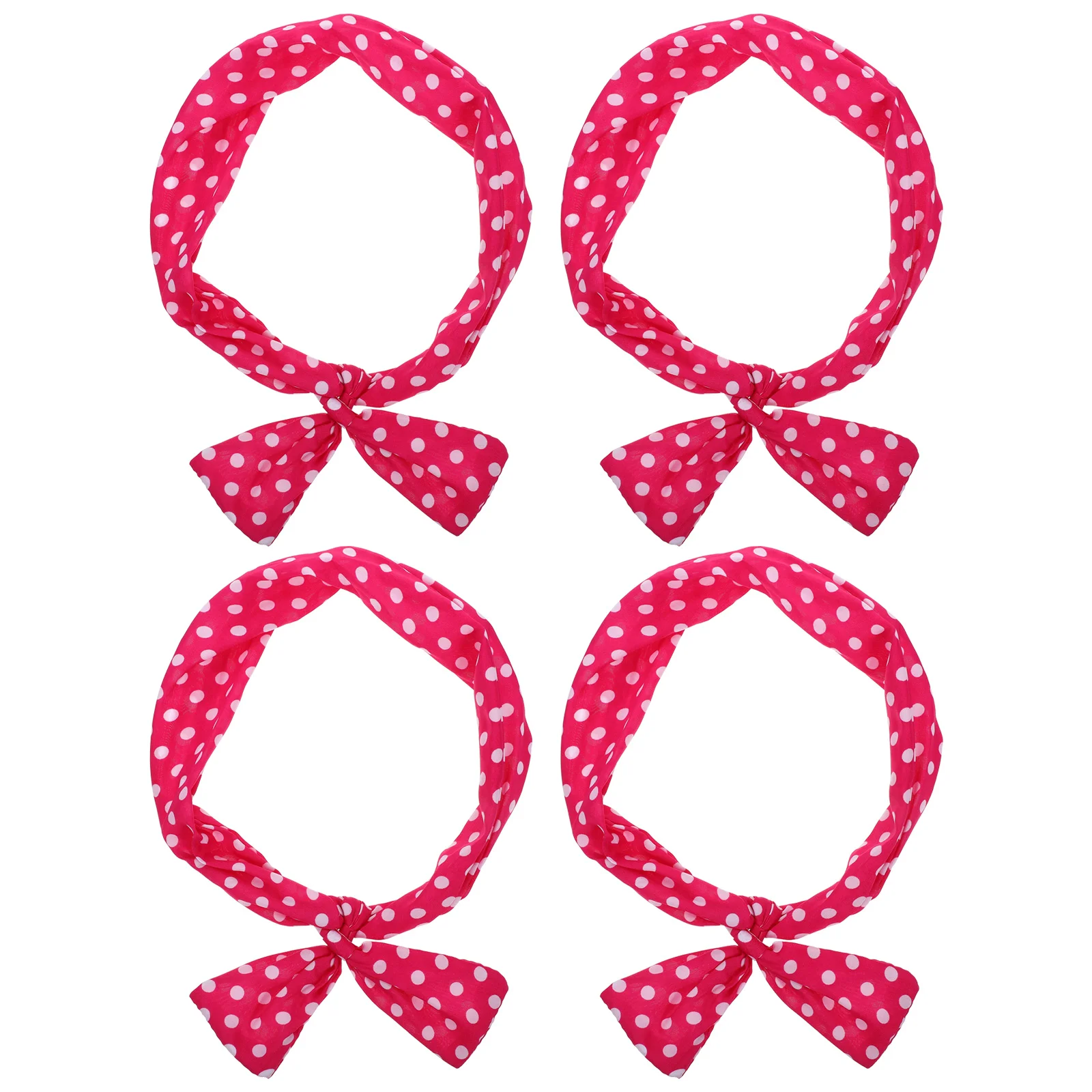 

Головная повязка с бантом женская, 4 шт.