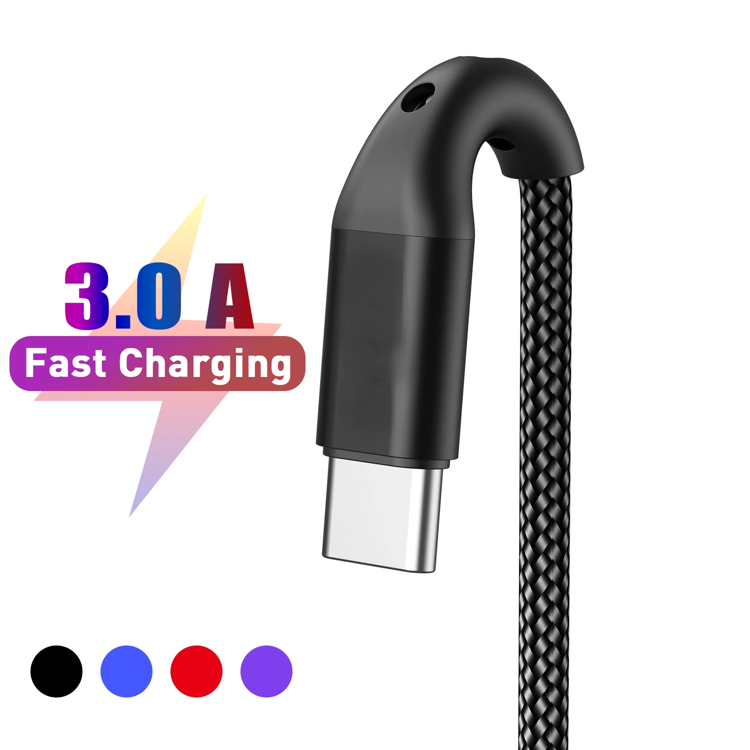 

2022 Trend for Samsung Galaxy S8 S21 Plus mi11 Mobile Phone USB C Charger Cable 3A USB Type C Cable Fast Charging Wire