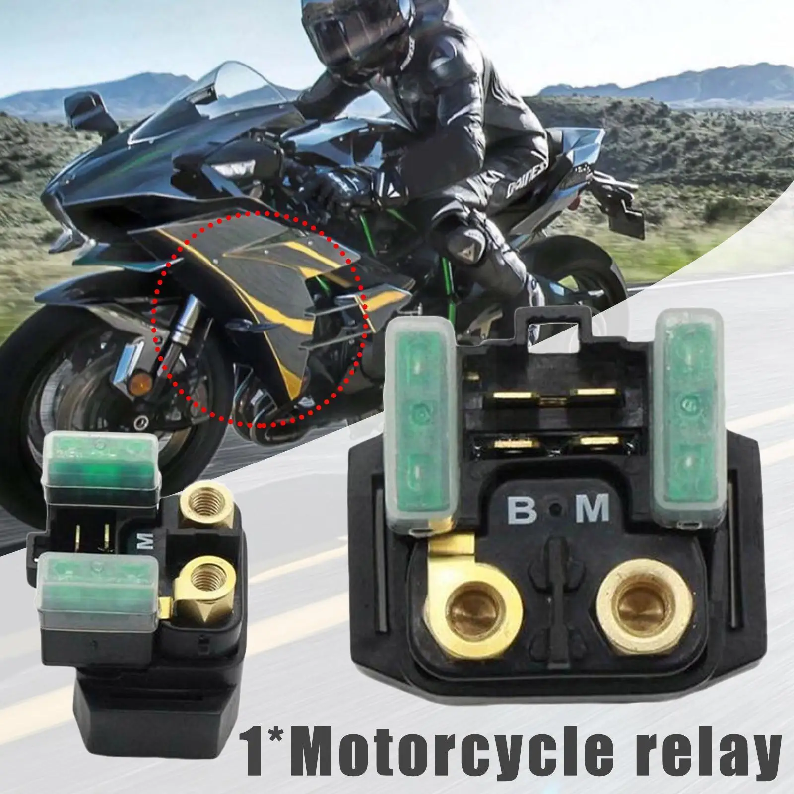 

12V Motorcycle Motor Starter Relay Solenoid for YAMAHA MT01 MT03 MT07 MT09 MT10 FZ1N FZ6N FZ8N FZ6S FZ1000 Motor relay A9D8